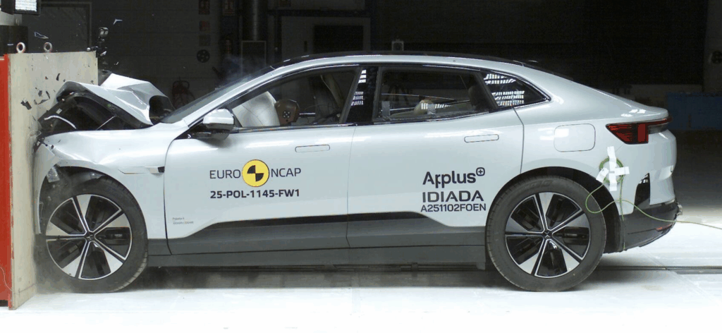 폴스타 4 유로 NCAP 충돌 테스트