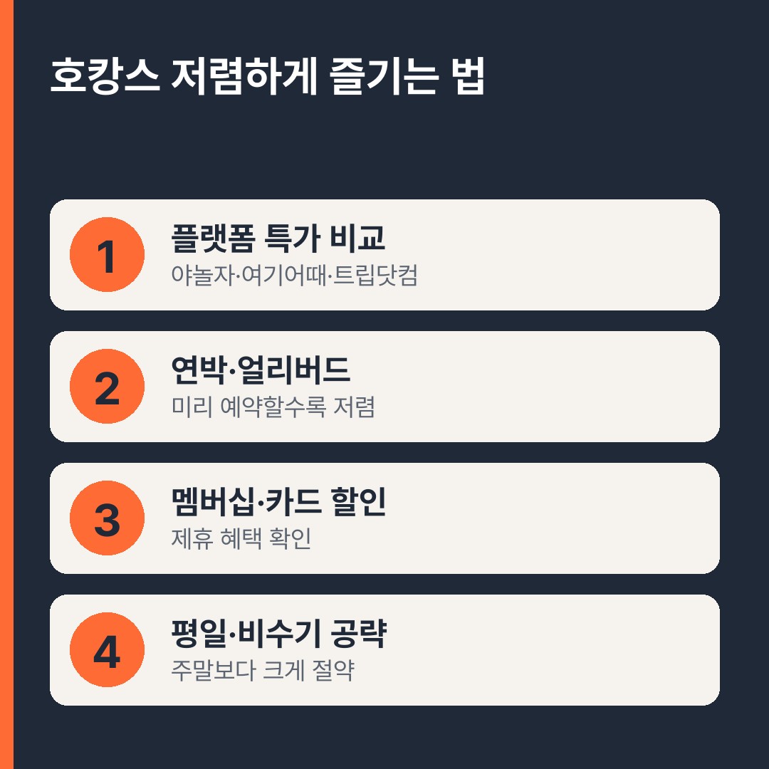 안토리조트 호캉스 할인 팁